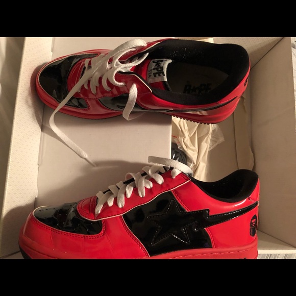 2006 Halloweeny Red Bape Shoes Men's US 9.5 - Picture 6 of 7